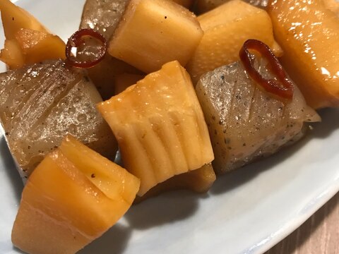 たけのここんにゃく煮